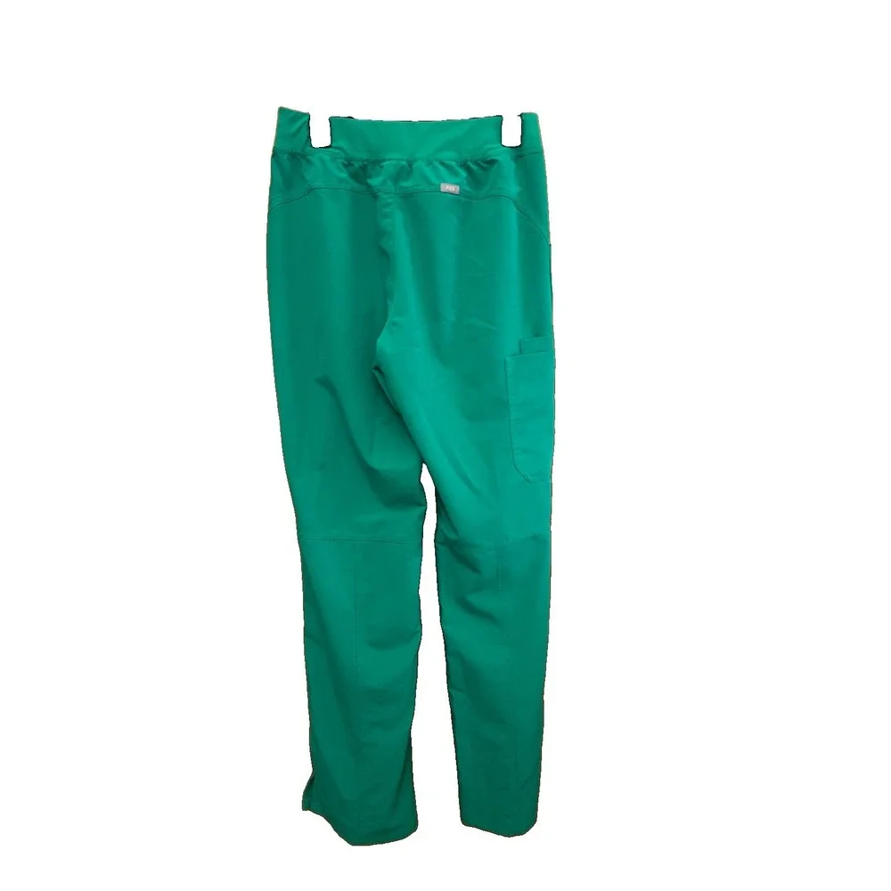 FIGS Technical Collection Womens Scrub Pants Green Sz Med/Tall